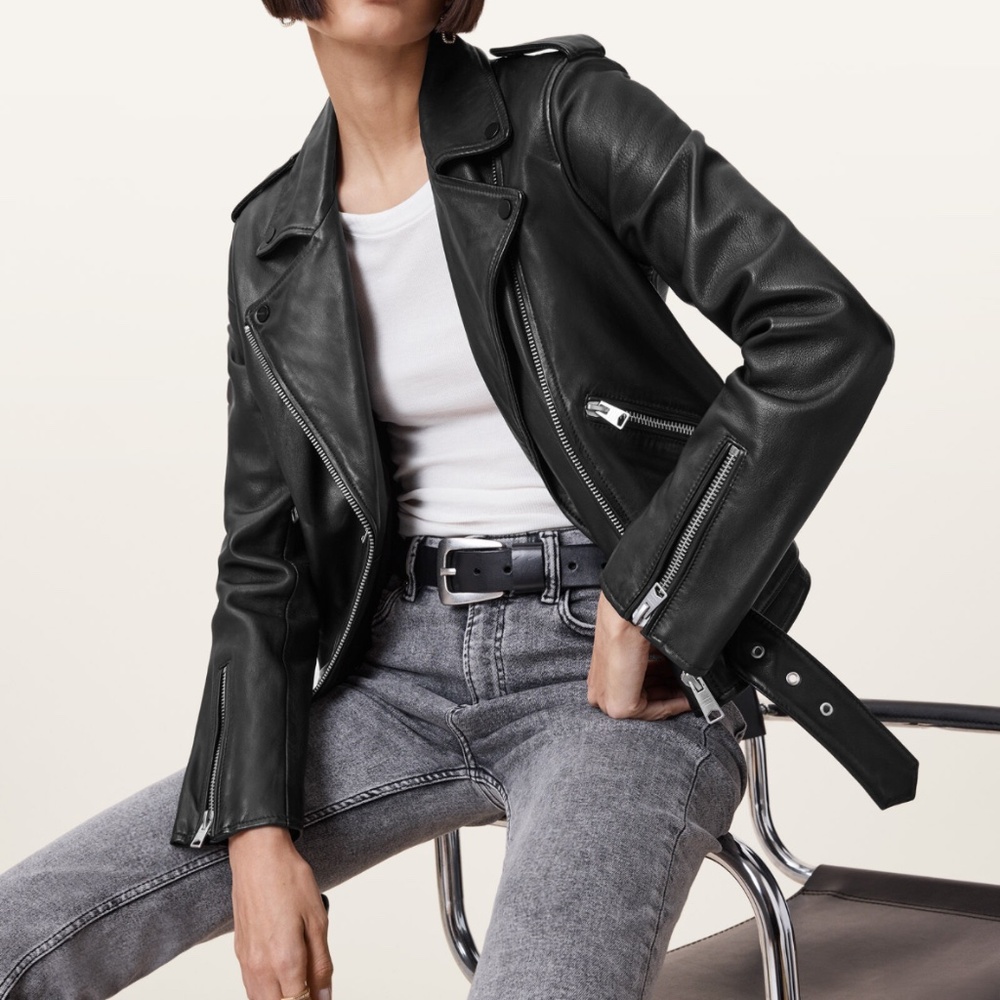 AllSaints Balfern Leather Jacket